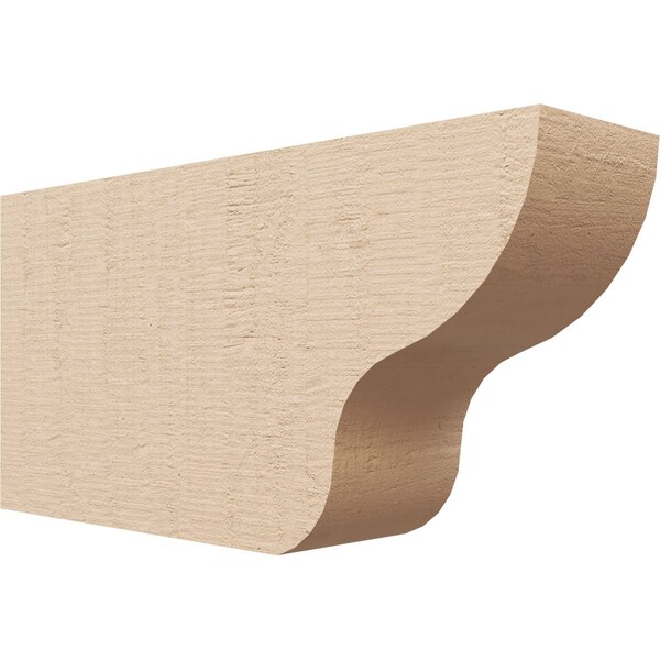 Ekena Millwork 4in. W x 8in. H x 16in. L Greensboro Woodgrain TimberThane Rafter Tail, Primed Tan RFTUR04X08X16GRNRCPR - main